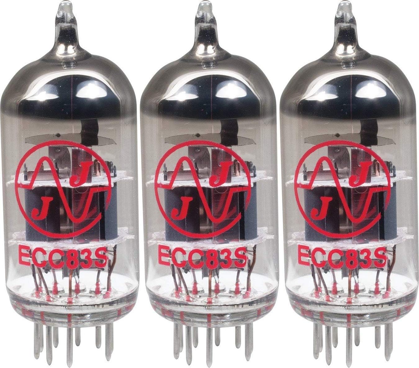JJ 12AX7 / ECC83 Preamp Vacuum Tubes (Three Pack) New Version