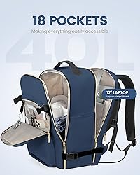 LOVEVOOK Travel Backpack for Women Men as Personal