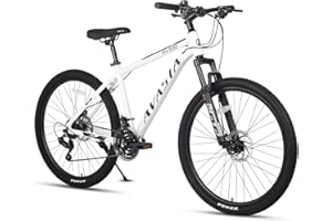 AVASTA AV300 26 27.5 inch Mountain Bike with 21-Speed，Aluminum Frame, Dual Disc Brake, Comfortable Saddle,Multiple Colors