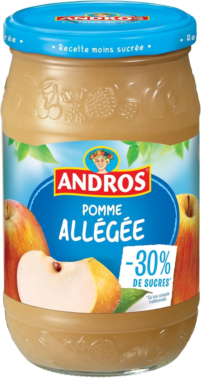 ANDROS Compote Pomme Allégée, 730 g Amazon.fr Epicerie