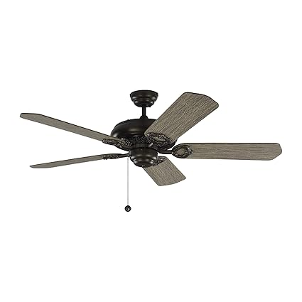 Monte Carlo 5yk52agp 52 Ceiling Fan Light Grey Weathered Oak