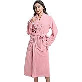 PJGGZ Women's Shawl Collar Bathrobe, Soft Long Towel Robes for Women - Super Absorbent Quick Dry yet Warm