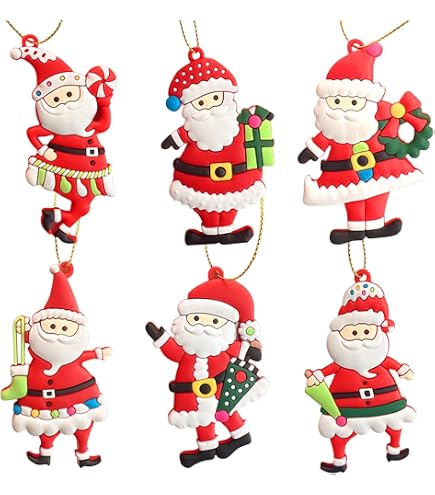 Kurt Adler 15-Inch Santa And Rudolph With Misfit Toys Christmas Ornaments 2 Piece Set