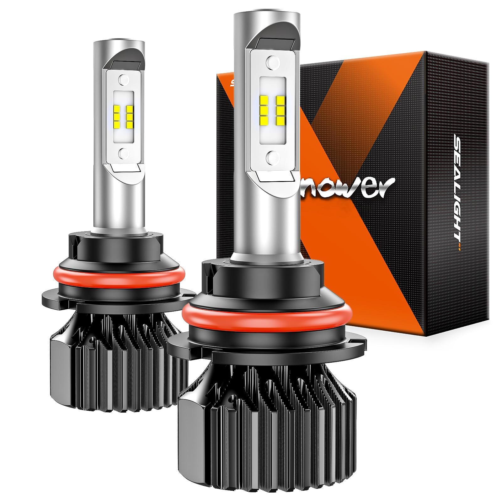 SEALIGHT HB5 Fog Light for Off-Road, 9007 Light Bulbs 30,000LM Bright Plug-and-Play, Pack of 2 Image SEALIGHT HB5 Fog Light for Off-Road, 9007 Light Bulbs 30,000LM Bright Plug-and-Play, Pack of 2 Image