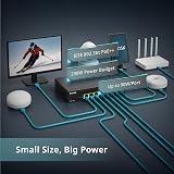 D-Link DMS-108P 8-Port 2.5GbE PoE Switch 230W Fanless Unmanaged view 3