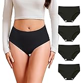 Battewa Women’s Cotton Underwear Breathable Everyday Underwear for Women Soft OEKO-TEX Certified Panties Comfortable Fit