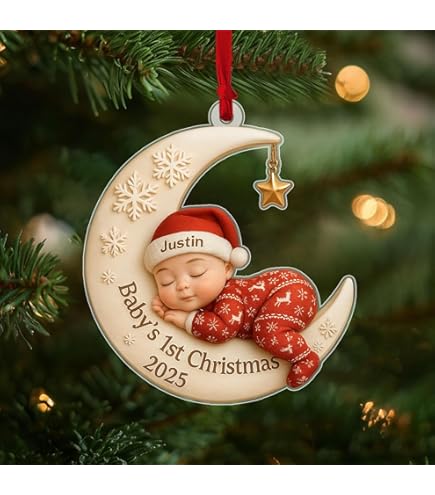 Aazon.co: Personalized Custo Wood Ornaent Unique Christas