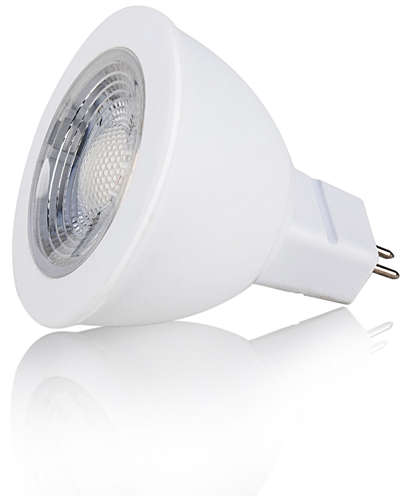 CBConcept ULListed MR16 GU5.3 LED Bulb, 10Pack, 5 Watt, Dimmable 500