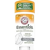 ARM & Hammer Essentials Solid Deodorant Unscented 2.5 oz (Pack of 12)