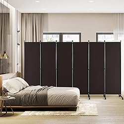 Giantex 6 Panel Room Divider, 132''W x 68''H Large