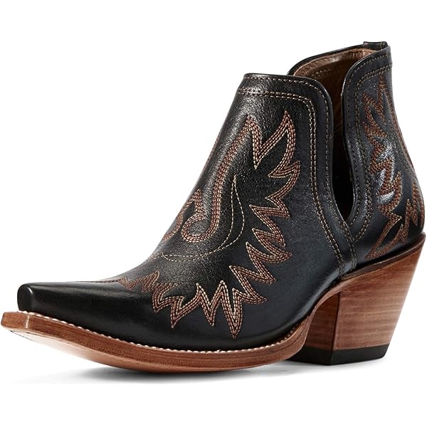Amazon.com | ARIAT BMVY9 Womens Dixon Low Heel Western Boot Rhino