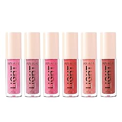MAEPEOR Moisturizing Lipgloss Set 6PCS Smooth Shiny