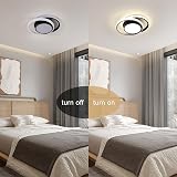 Comely Modern LED Ceiling Light 32W 2350LM Warm White 3000K Black view 7