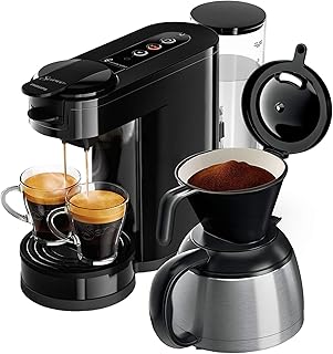 Philips Senseo HD6592/60 Switch 2-in-1 Kaffeemaschine, schwarz
