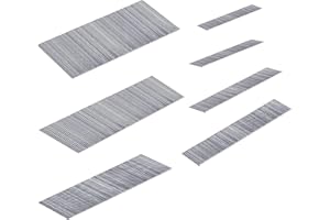 23 Gauge Pin Nails Headless Pins Nails with 7 Different Sizes, 3500pcs Assorted Galvanized Brad Nails 2/5 Inch to 1 Inch, Pin