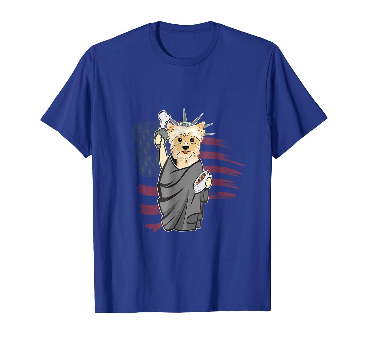 Patriotic Yorkie 4th July Shirt Independence Day Liberty-anz