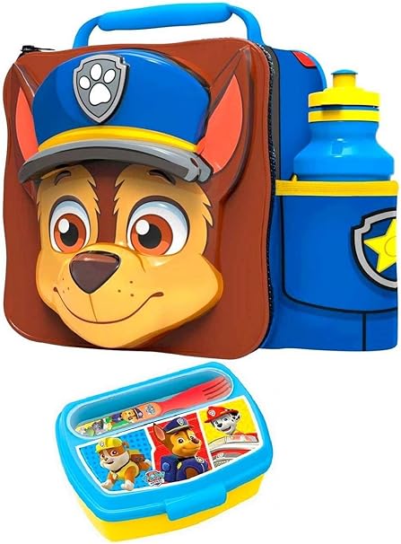 paw patrol lunch box and bottle
