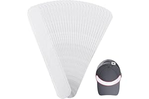 Tmsek 50Pcs Sweat Pads for Hat Sweat Liner, Large Sweat Pads for Women and Men, Disposable Sweat Pad for Helmet,Golf Caps (1Pack)