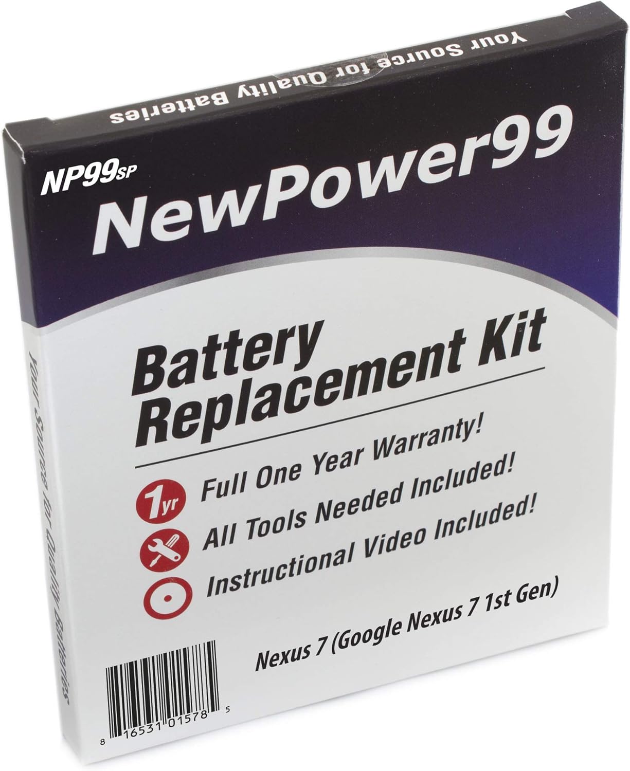 Amazon Com Newpower99 Battery Replacement Kit With Battery Video Instructions And Tools For Nexus 7 Google Nexus 7 1st Gen By Asus