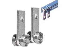 SKTREX 2 Wheel Trolley Assembly Rollers Two Bearing Trolley Assembly for 1-5/8" Wide and All 1-5/8" or Taller Strut Channel…