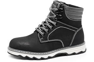 KELISI Boys Ankle Boots Kids Winter Walking Boots Shoes Boy Zipper Boot Hiking Boots