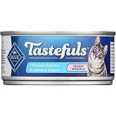 Blue Buffalo Tastefuls Natural Tender Morsels Wet Cat Food, Chicken Entr&eacute;e 5.5-oz cans (Pack of 1)