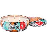 Voluspa Limited Edition Baltic Amber 3 Wick Tin Candle, 12 oz, Coconut Wax for Clean Burning, 40 Hour Burn Time, Amber Candle, Handcrafted in The USA