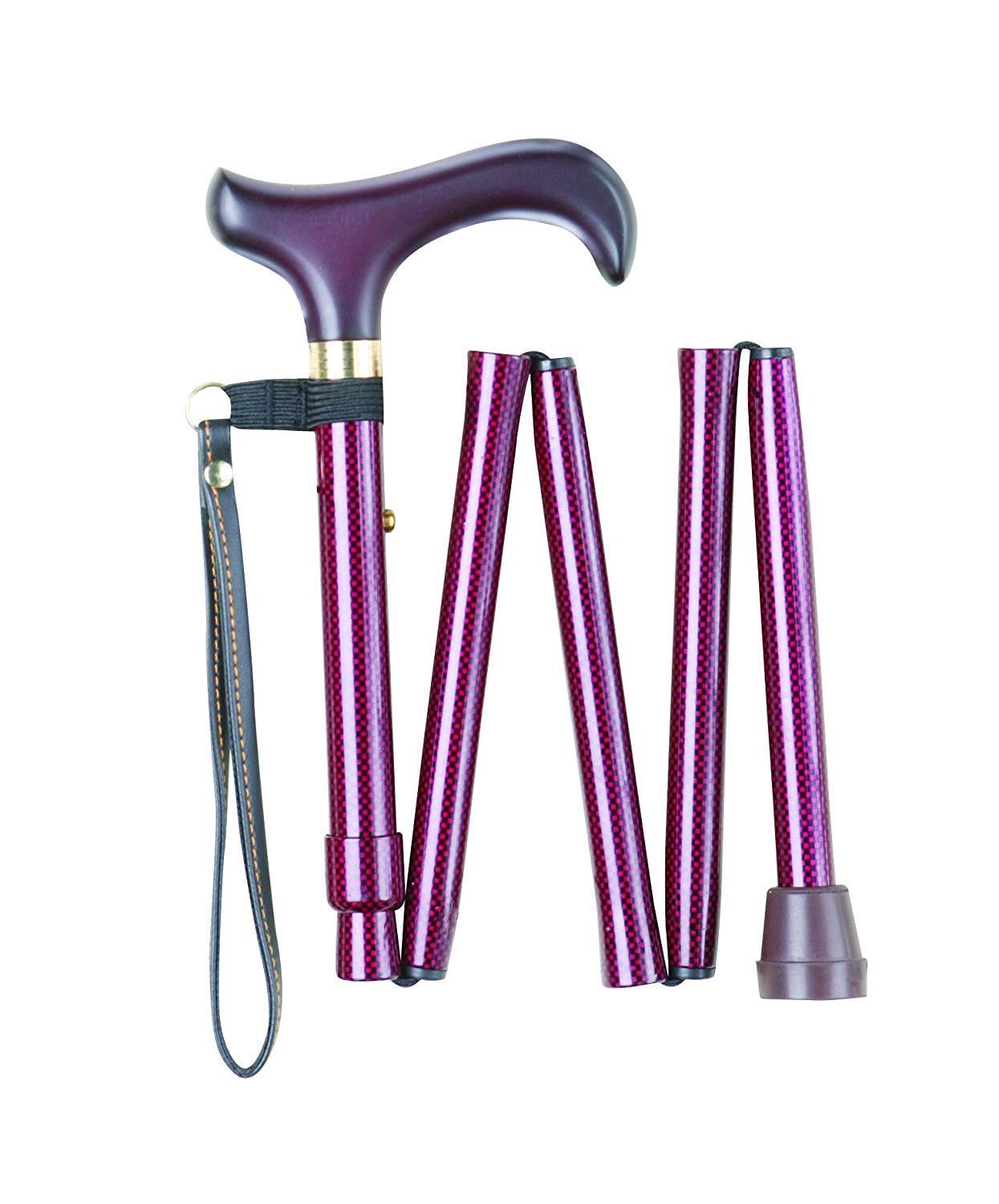 Check Pattern Handbag Folding Walking Stick Amazon.co.uk Health