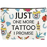Mxrymvu Tattoo Lover Gift Makeup Bag Tattoo Artists Gift for Women Tattooer Gifts for Friends Sister Tattooist Cosmetic Bags Tattooist Gifts for Christmas Birthday Travel Zipper Pouch