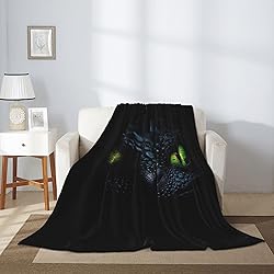 XiXiLOD Dragon Night Fury Face 02 Soft Throw