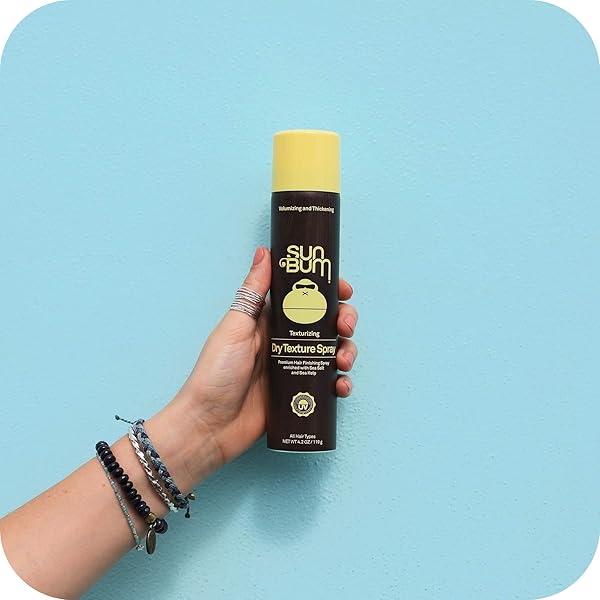 SUN BUM DRY TEXTURE SPRAY | VEGAN AND CRUELTY FREE BUILDABLE VOLUME TEXTURE SPRAY WITH MATTE HOLD | 4.2 OZ