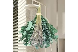 DTXMOH Shower Plant, 67 Stems Dried Eucalyptus and Lavender Bundle for Shower Hanging, Bathroom & Home Décor