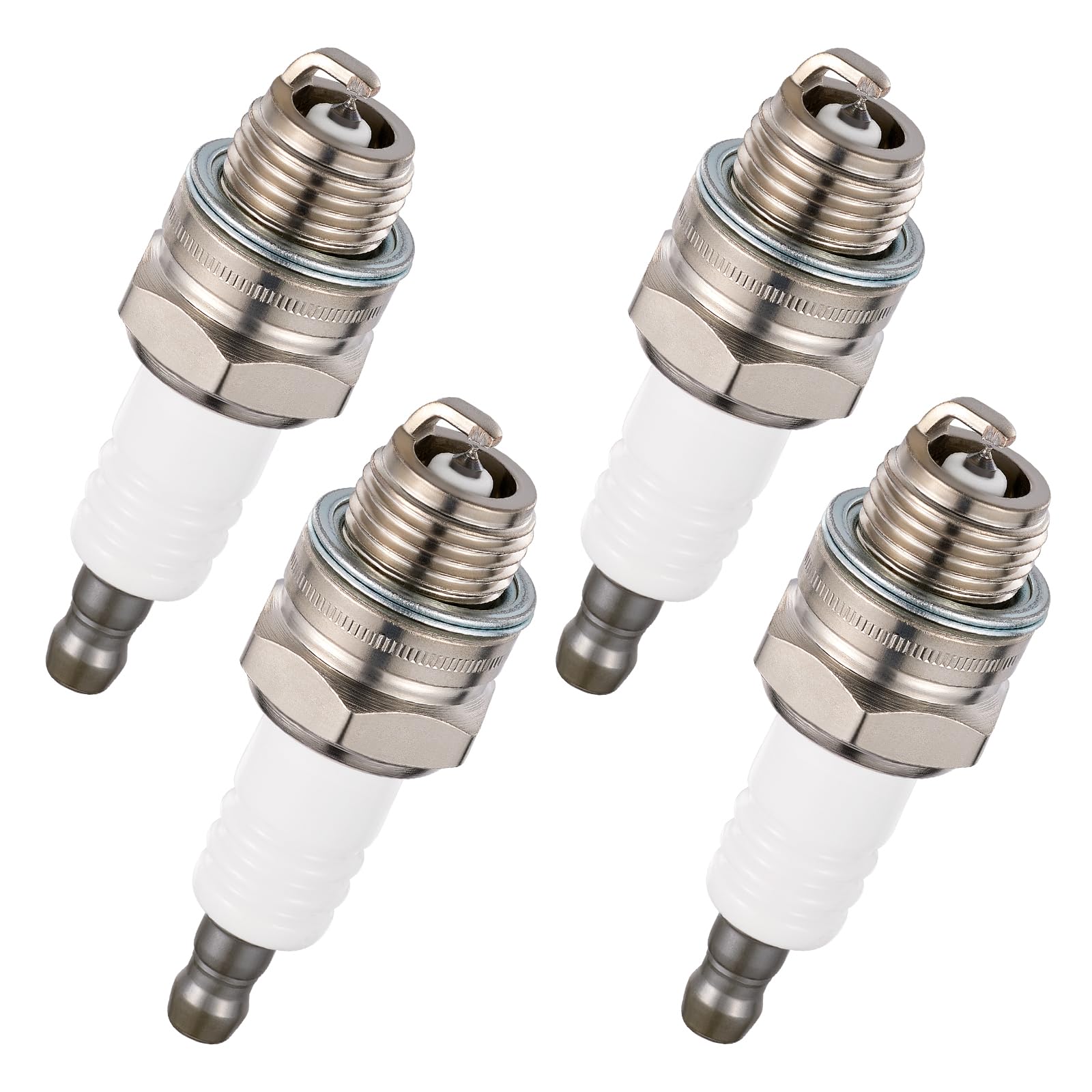 Photo 1 of BDFHYK 843 Iridium Spark Plugs Compatible with Commercial and Industrial Engines Echo(Kioritz) Fuji Robin Caterpillar Homelite Kohler Mitsubishi Shindaiwa Tanaka TML Spark Plug Set of 4