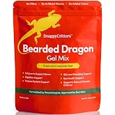 Bearded Dragon Food - Premium Complete Diet Gel Mix for Juvenile and Adult, Made in US FDA Facility, Fortified Formula for Skin and Shedding Support, Digestive Support and Immune System - 3.5 oz.