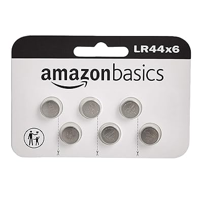 Buy Amazon Basics 6 Pack Lr44 Alkaline Button Coin Cell Battery Online In Singapore B07w94x4qj