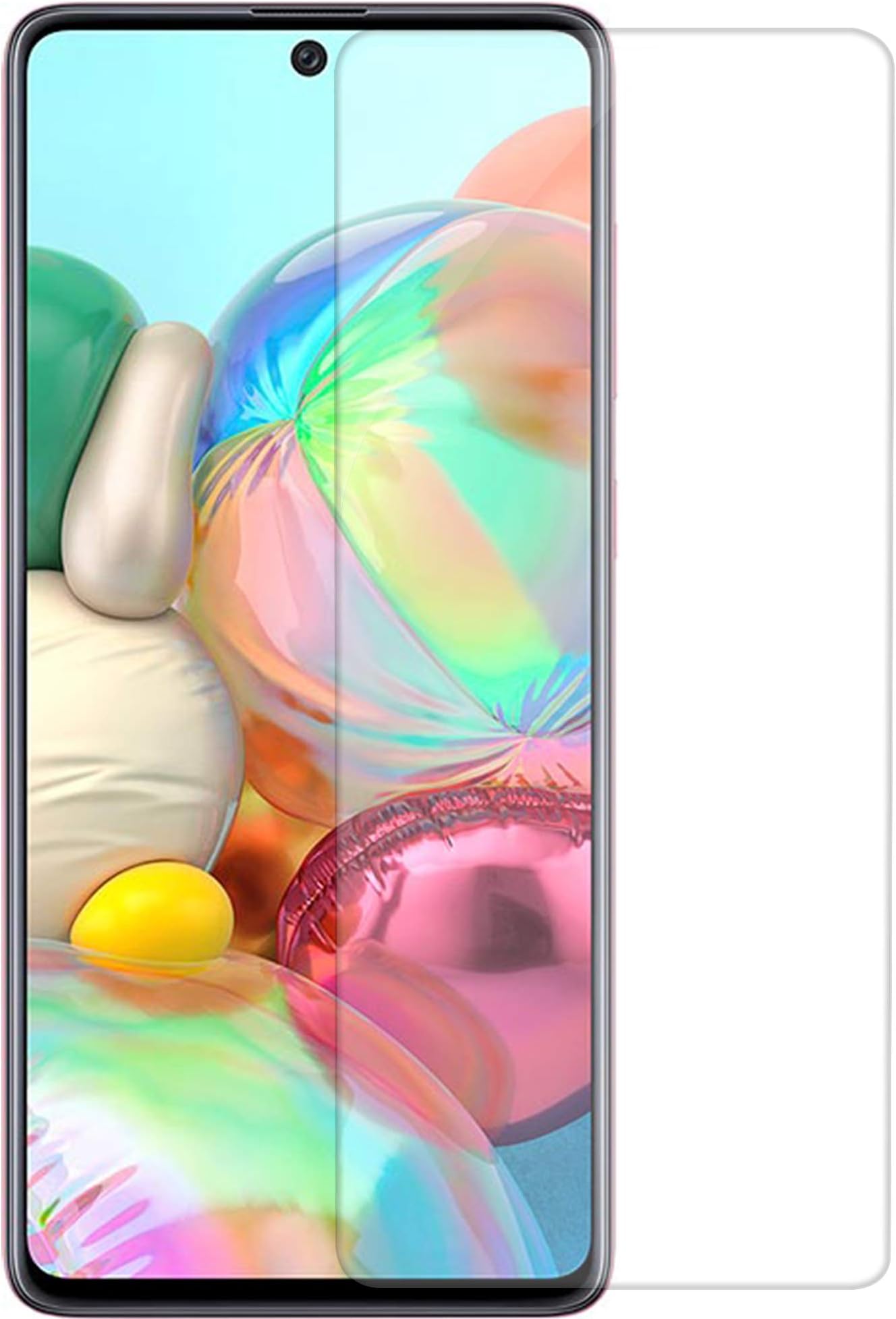 Hupshy Tempered Glass Screen Guard forSamsung Galaxy A71- Transparent (Pack of 1)