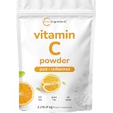 Micro Ingredients Vitamin C Powder, 2.2lbs (1kg) | Ascorbic Acid Supplement | Essential Vitamin for Women & Men | 1,000 Servi