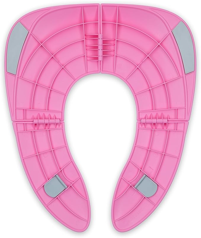 Cymax Voyage Siege Pliable De Toilette Siege Pot Portable Pour Bebe Wc Reducteur De Voyage Folding Travel Potty Seat Pour Enfants Bebe Rose