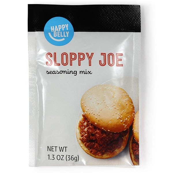 AMAZON GROCERY, SLOPPY JOES SEASONING MIX, 1.3 OZ (PREVIOUSLY HAPPY BELLY, PACKAGING MAY VARY)