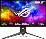 ASUS ROG Swift OLED PG27AQDM 27-inch QHD 240Hz 0.03ms G-SYNC Gaming Monitor view 1