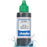 Taylor Technologies R-0008-C, Total Alkalinity Indicator, 2 Ounce | Dropper Refill Tests Total Alkalinity in Pools &amp; Spas, Replace Annually