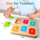 SYHLN Zoo Animal Pegged Puzzle Wooden Toy Montessori 1 2 3 Years view 7