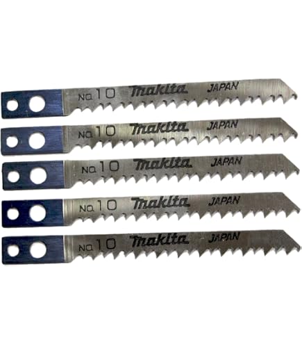 Makita A-85802 5 Piece Jigsaw Blade Set for Metal, Aluminium