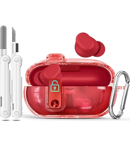 beats solo buds レッド＋ケース Amazon.com: Case for Beats Solo Buds 2024 New Headphone, Soft
