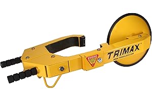 Trimax TWL100 Ultra-Max Adjustable Wheel Lock , Yellow/Black