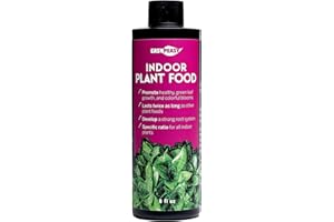 Liquid Indoor Plant Food, All-Purpose Indoor Plant Fertilizer, Liquid Plant Food, Easy Peasy Plants House Plant Fertilizers 4-3-4 Plant Nutrients, House Plant Food | Lasts Same as 8 oz Bottle