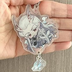 Cute Movie Ne Zha 2 Acrylic Keychain Aoguang