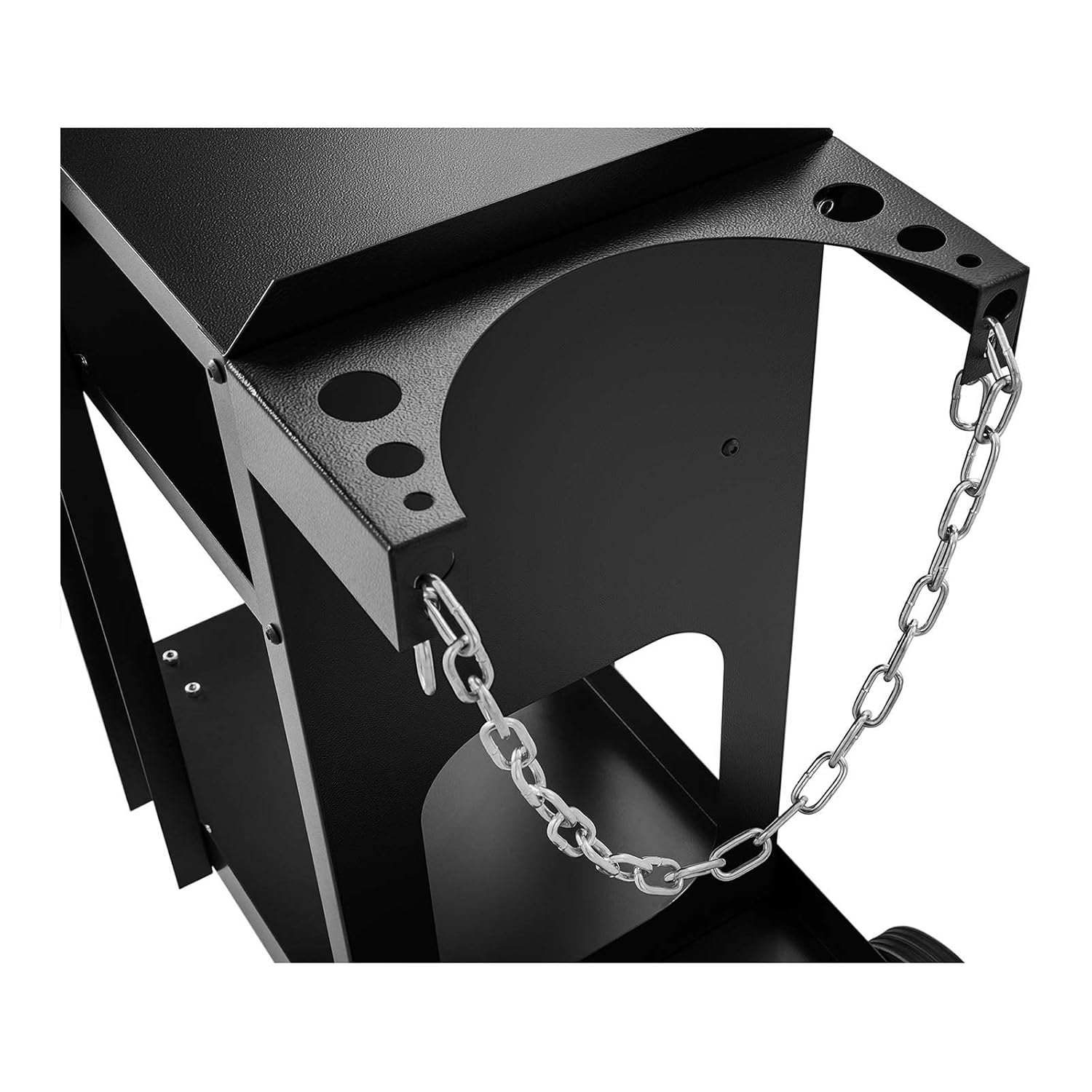 Kit 4 Ruote Per Movimentazione Magazzino In Metallo Con Gomma - Misura 75mm, Carico 50kg Cad, 2 Piroettanti + 2 Piroettanti Con Freno