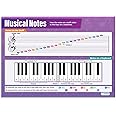 Daydream Education Musical Notes Classroom Poster - EXTRA LARGE 33” x 23.5” - Laminated - Music Middle & High School Class Decoration - Wall Chart