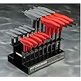 18 Pc SAE & Metric T-Handle Ball End Hex Key Set by USATNM